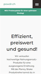 Mobile Screenshot of powdr.ch